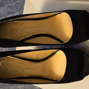 Jessica Simpson Peep Toe Wedge Size 8